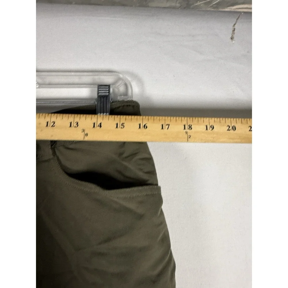 The North Face Paramount Trail Hiking Shorts Men Medium Brown Green Nylon *Read